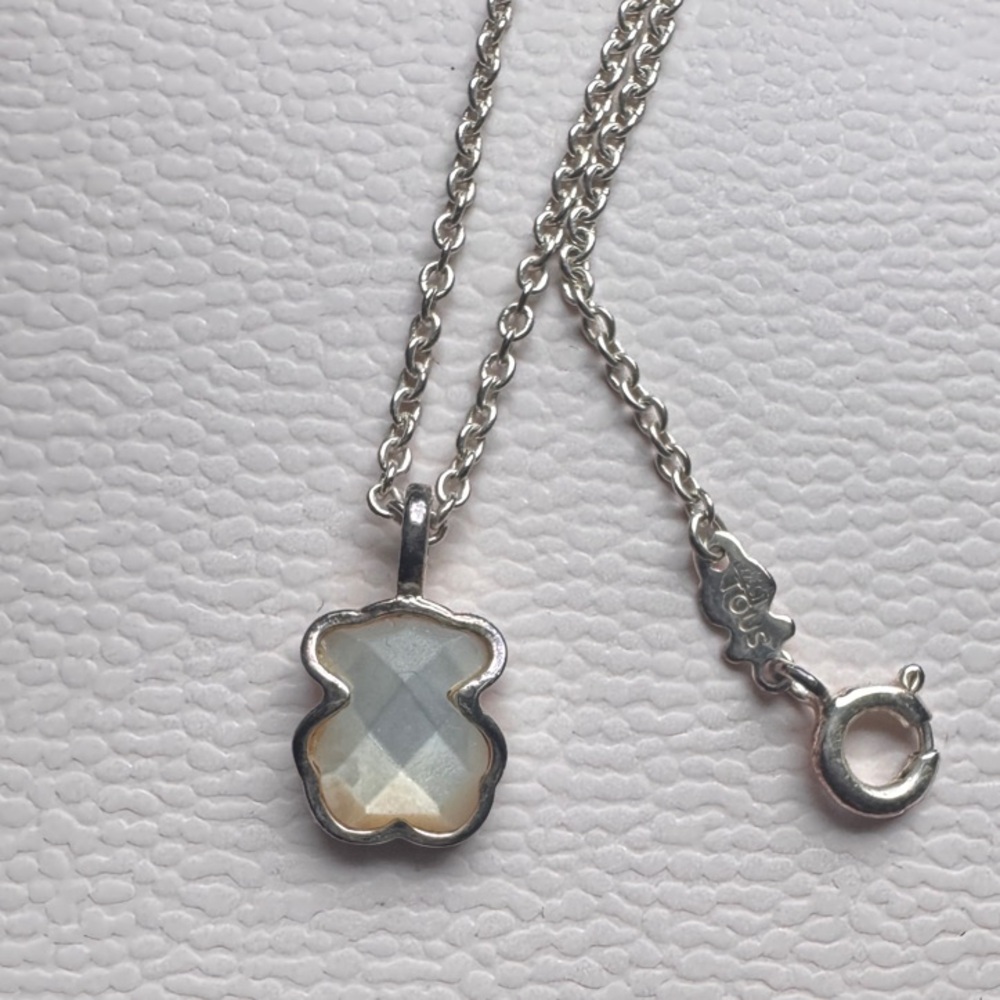 Tous Silver Necklace with Delicate Pendant